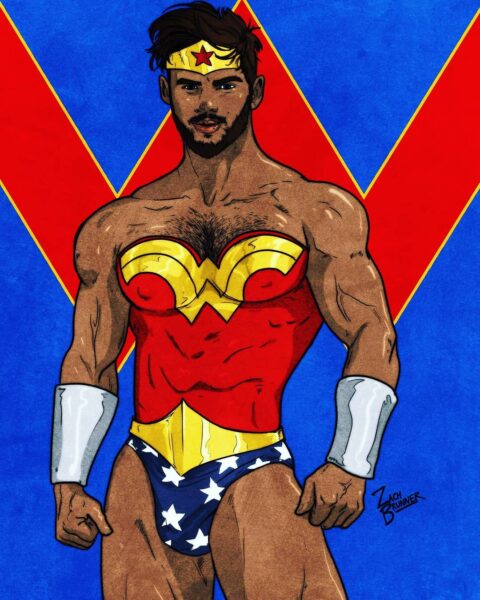 mujeres cómics chicos gay