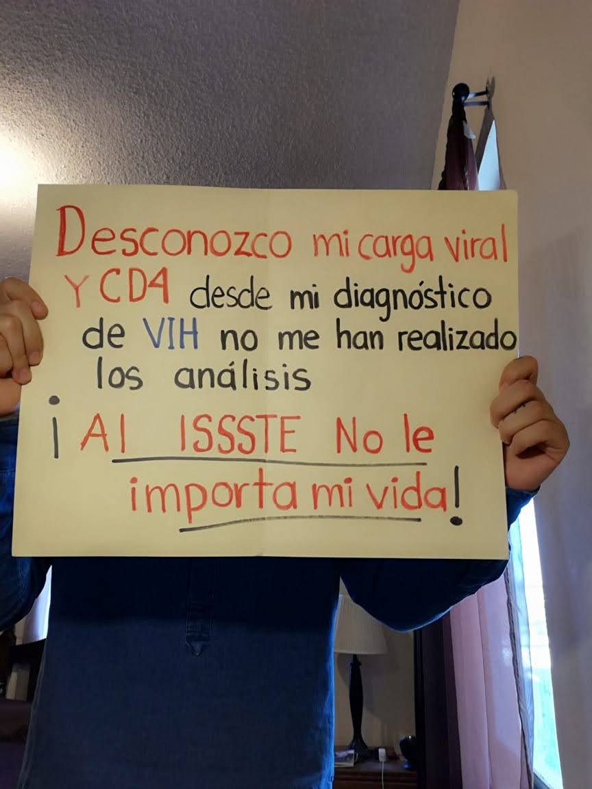 Usuario con VIH del ISSSTE desconoce su carga viral.