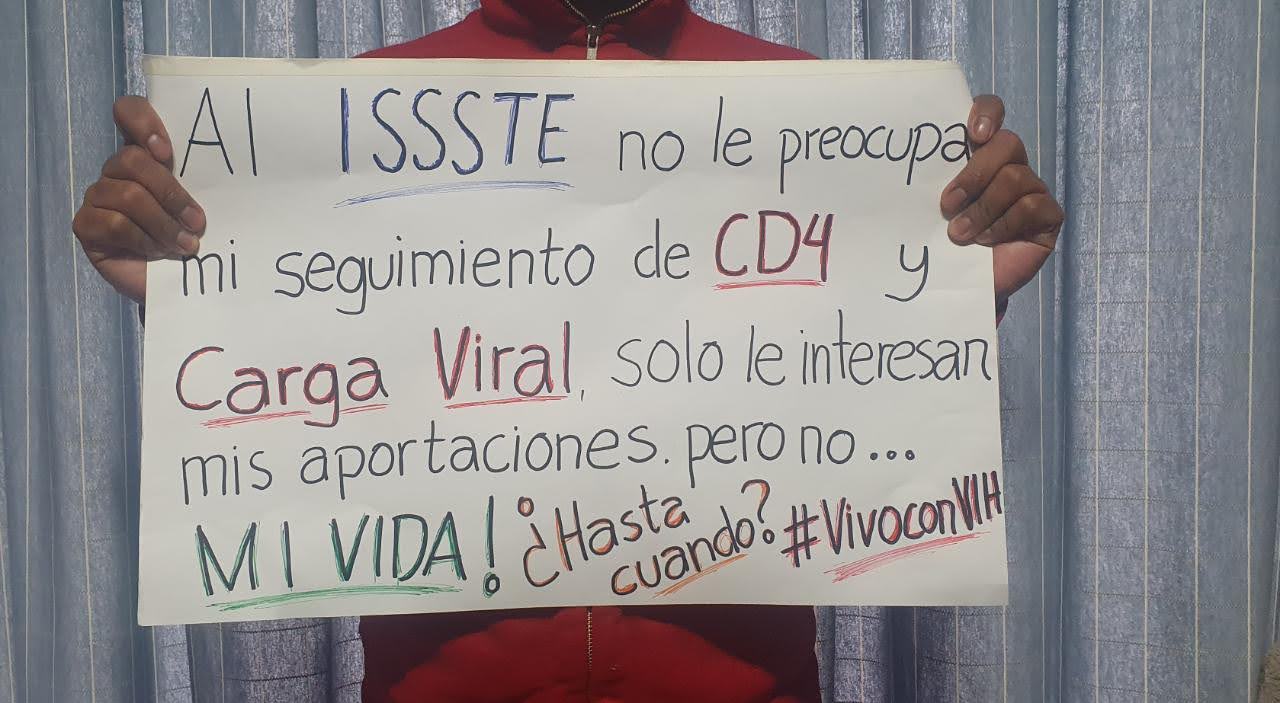 Usuario con VIH del ISSSTE teme por su vida.