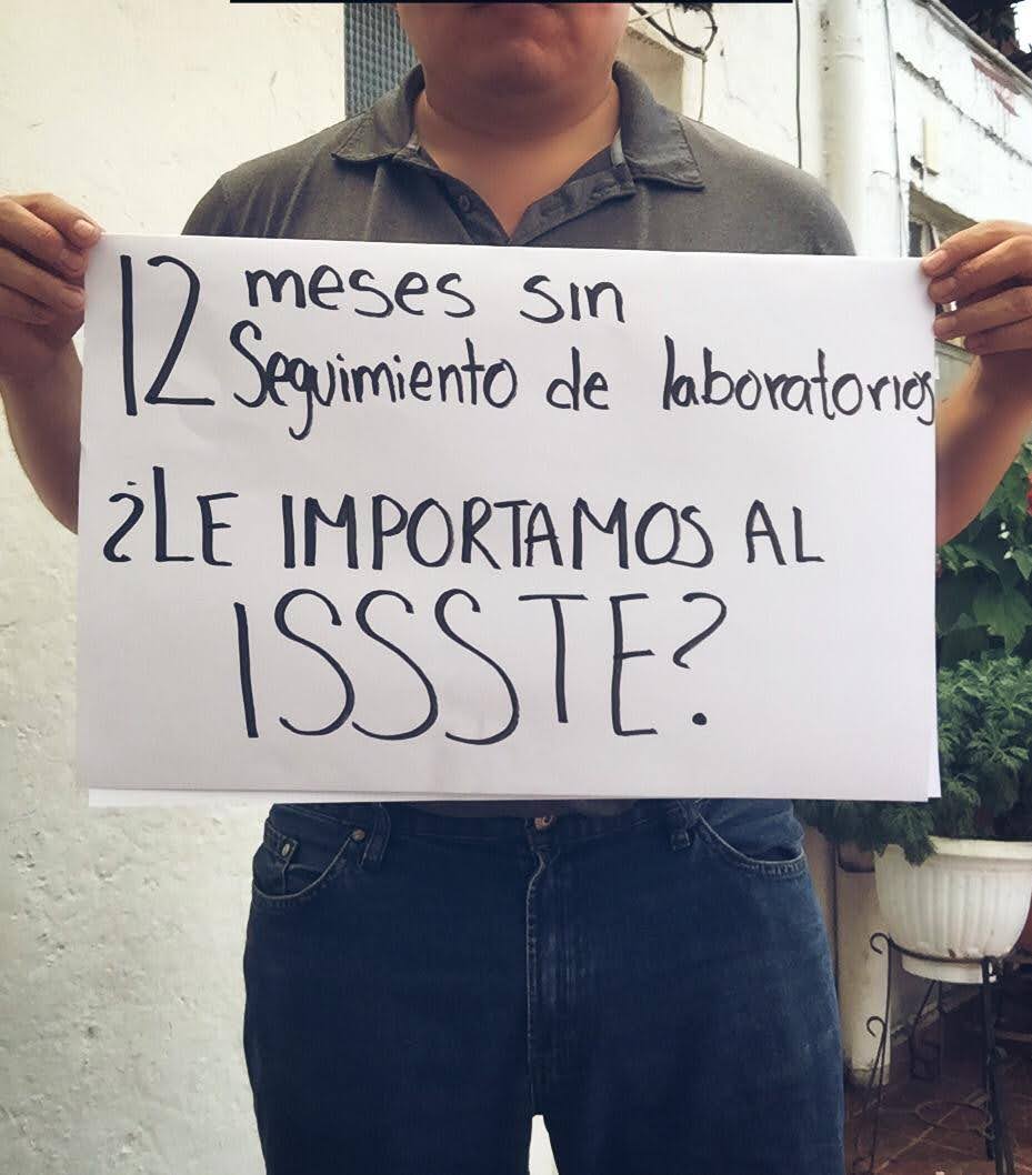 Usuario con VIH se pregunta si le importa al ISSSTE.