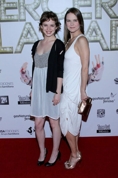 Nailea Norvind junto a su hija Naian.