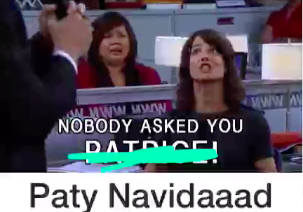 Meme sobre la transfobia de Paty Navidad.