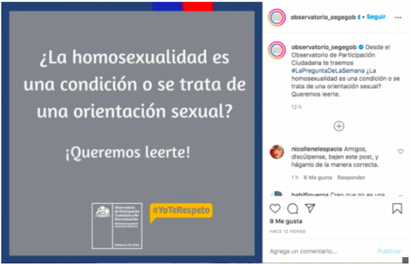 Publicación que cuestionó las razones de si la homosexualidad era o no una condición.