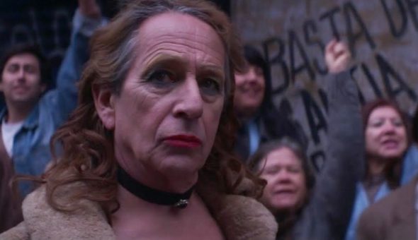 Alfredo Castro en Tengo miedo torero, película adaptada del libro homónimo de Pedro Lemebel.