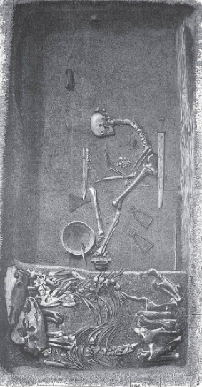 Tumba de vikingos en donde encontraron presuntamente a una persona trans.