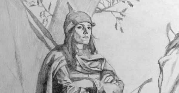 Sketch de la presunta persona trans.