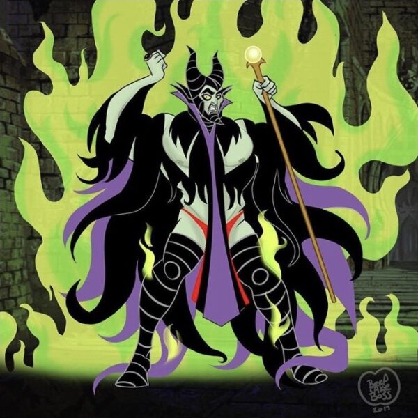 Maléfica villanos Disney daddies musculosos