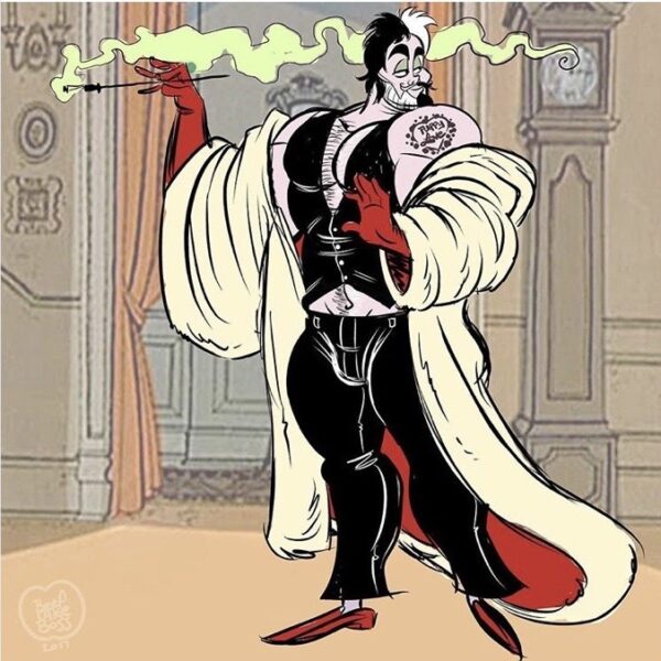 villanos de disney versión daddies musculosos