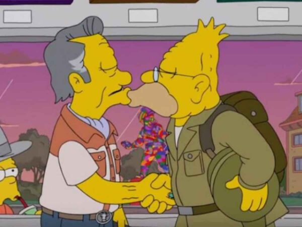 abuelo simpson y Lisa Simpson bisexuales