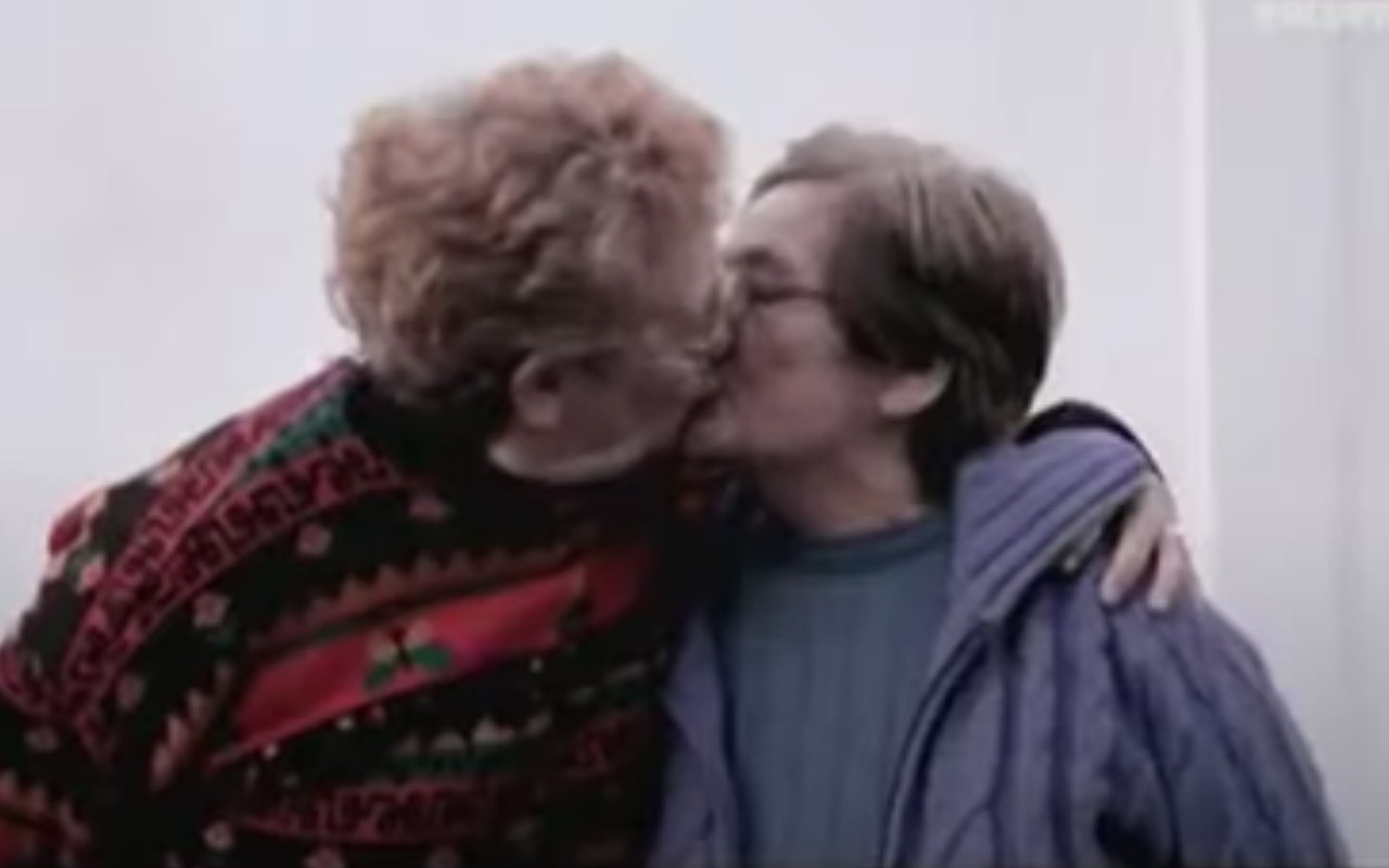 adultos-mayores-lgbt Norma Ramona beso
