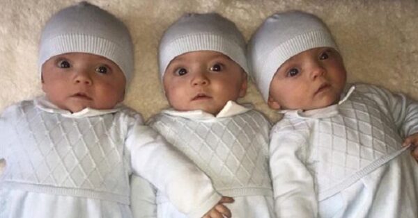 bebés trillizos