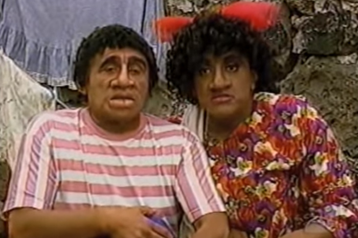 Héctor Suárez en su personaje de El Negro Tomás