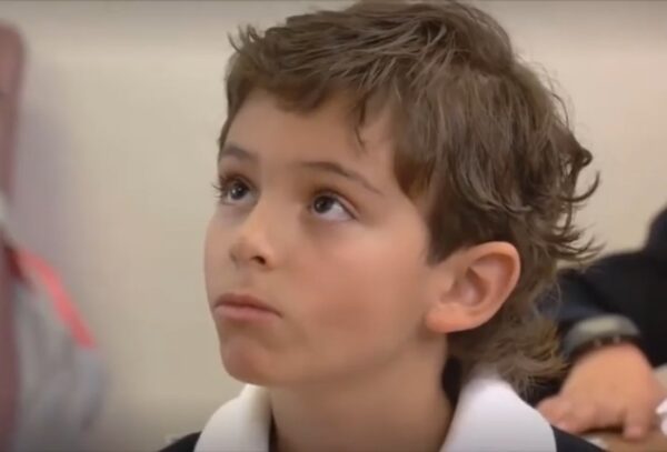 Una de las primeras fotos que muestran la evolución de Joaquin Bondoni.