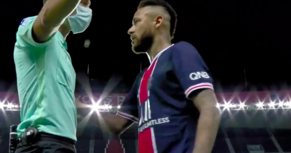 Neymar explicando sus insultos homofóbicos.