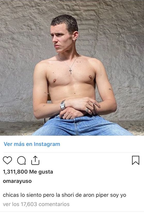 Omar Ayuso Arón Piper Instagram