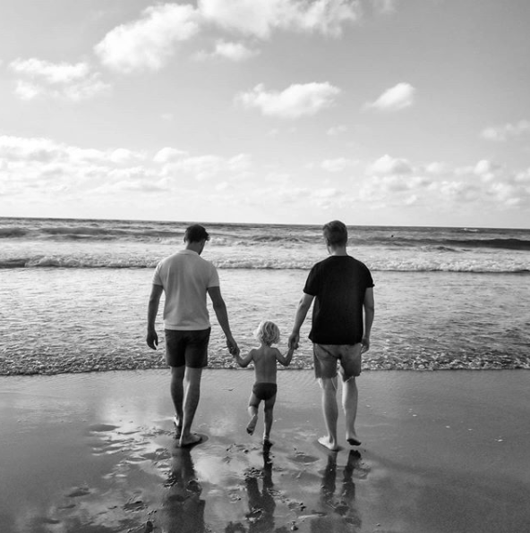 Foto con la que Pablo Rivero salió del clóset.