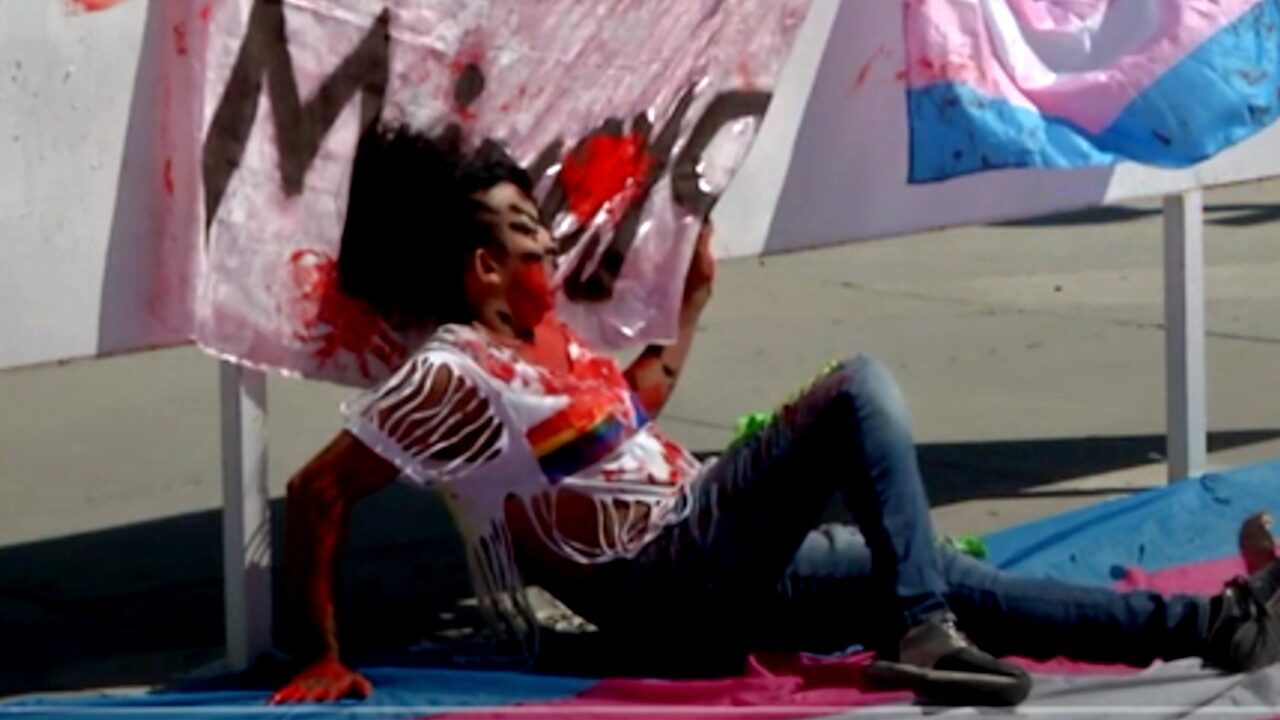 Protestas por el transfeminicidio de Mireya Rodríguez