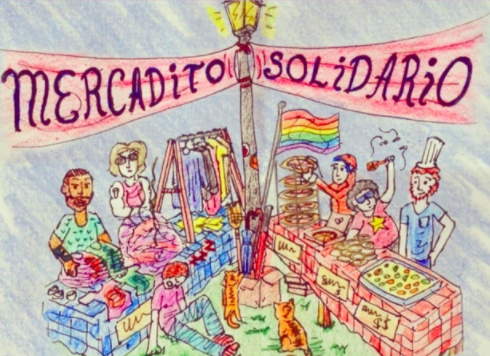 Mercadito solidario, otra forma en la que Casa Frida busca recaudar fondos además de con fotos.
