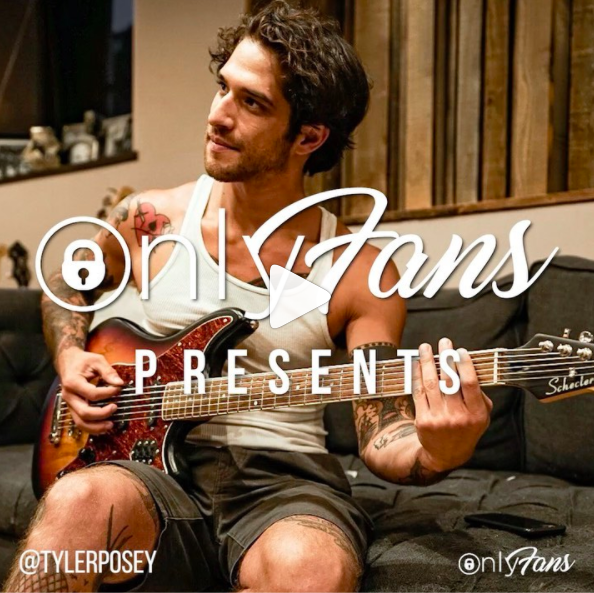 Anuncio de Tyler Posey sobre su OnlyFans