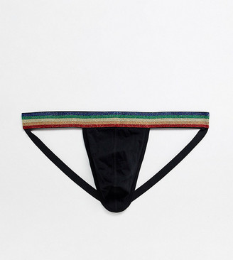 Suspensorio con la bandera del Orgullo gay