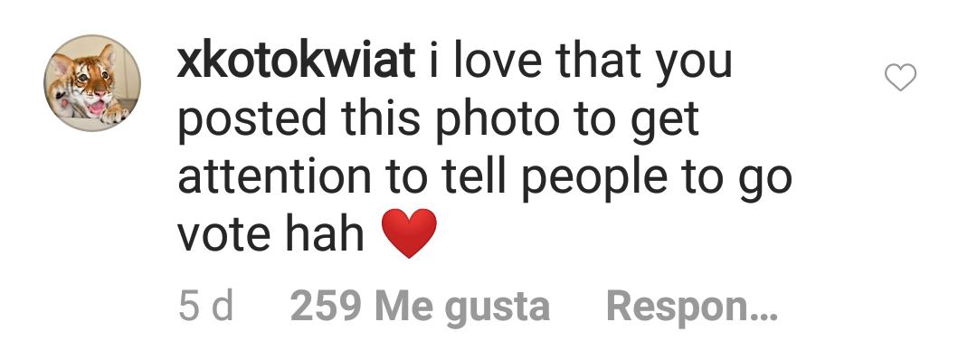 instagram foto desnudo comentario agradecido votar