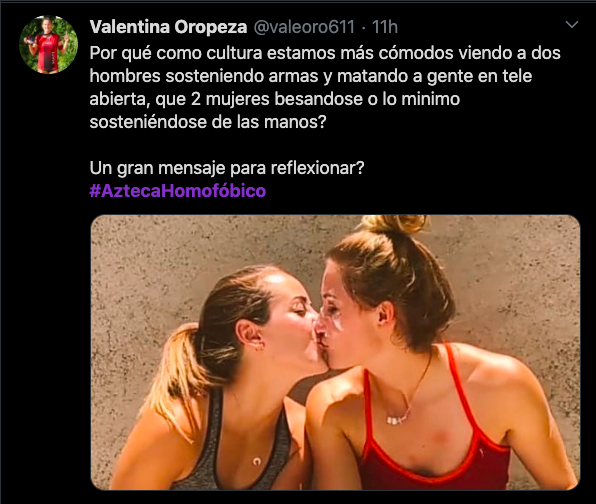 Publicación en Twitter