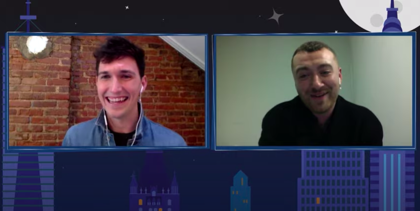 Sam Smith cuando contó que fue expulsado de una app de ligue.