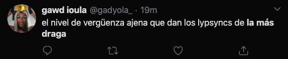 comentario twitter show dobale mas draga