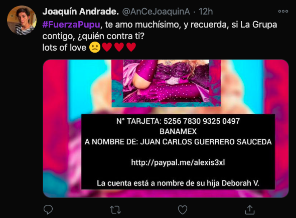 comentario mas draga salud alexis 3xl twitter