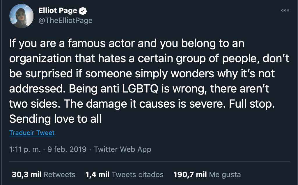 chirs prat anti lgbt elliot page