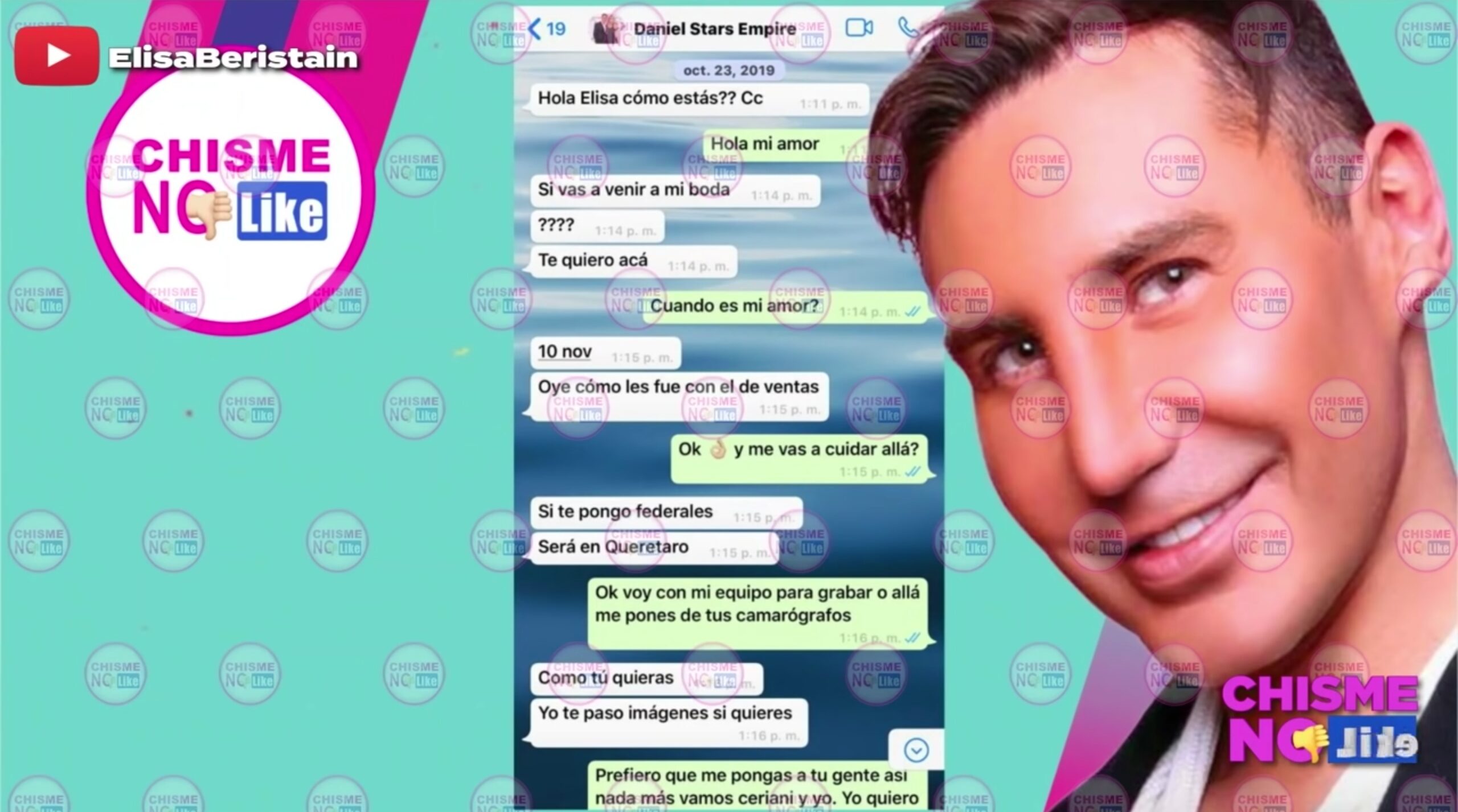 Supuestos mensajes prueban relación entre David Zepeda y Daniel Urquiza