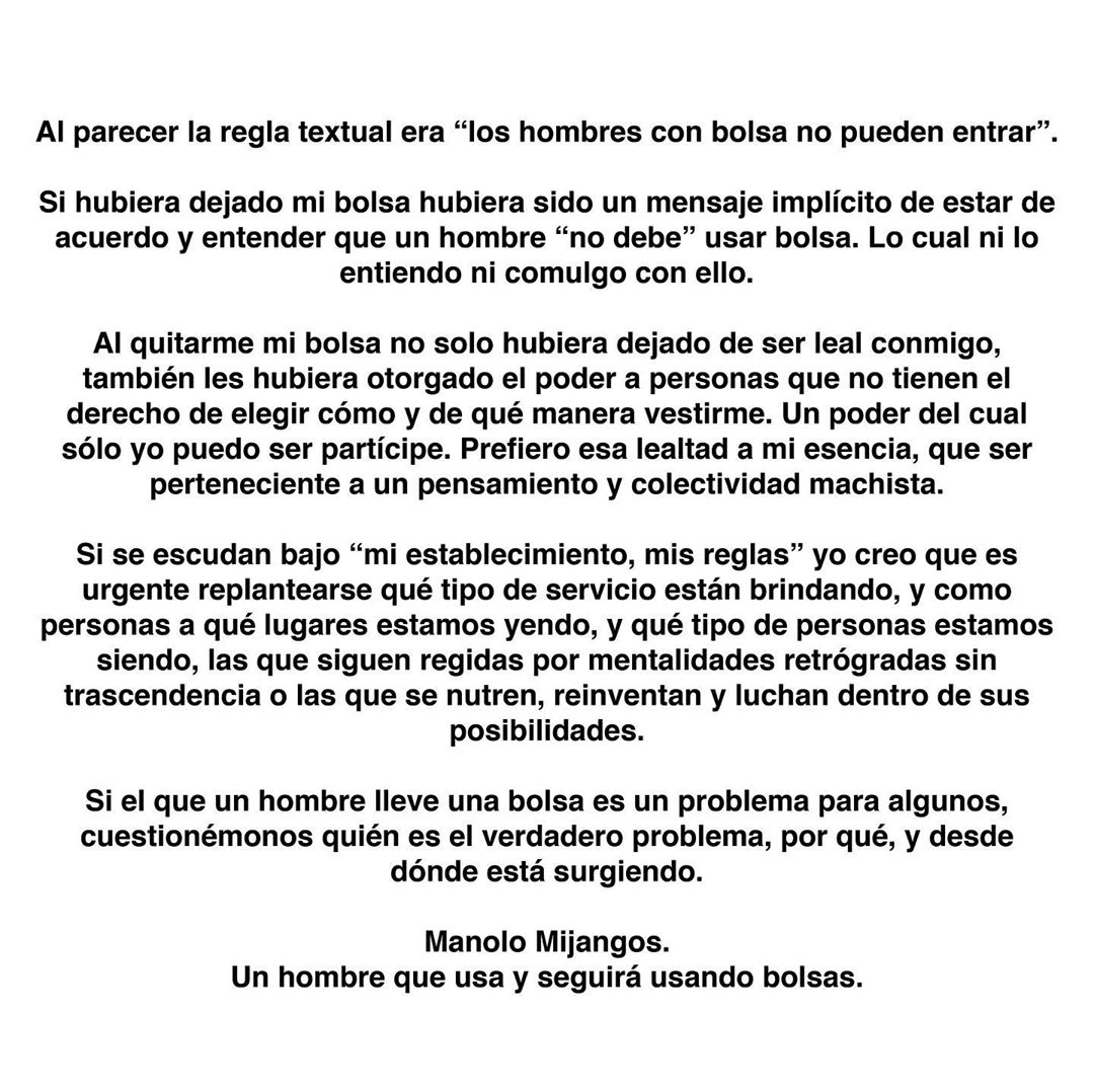 Discriminan a chico bolsa en Toledo Rooftop