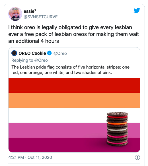 oreo galletas arcoíris comunidad LGBT