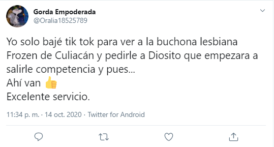 Lesbiana buchona de TikTok