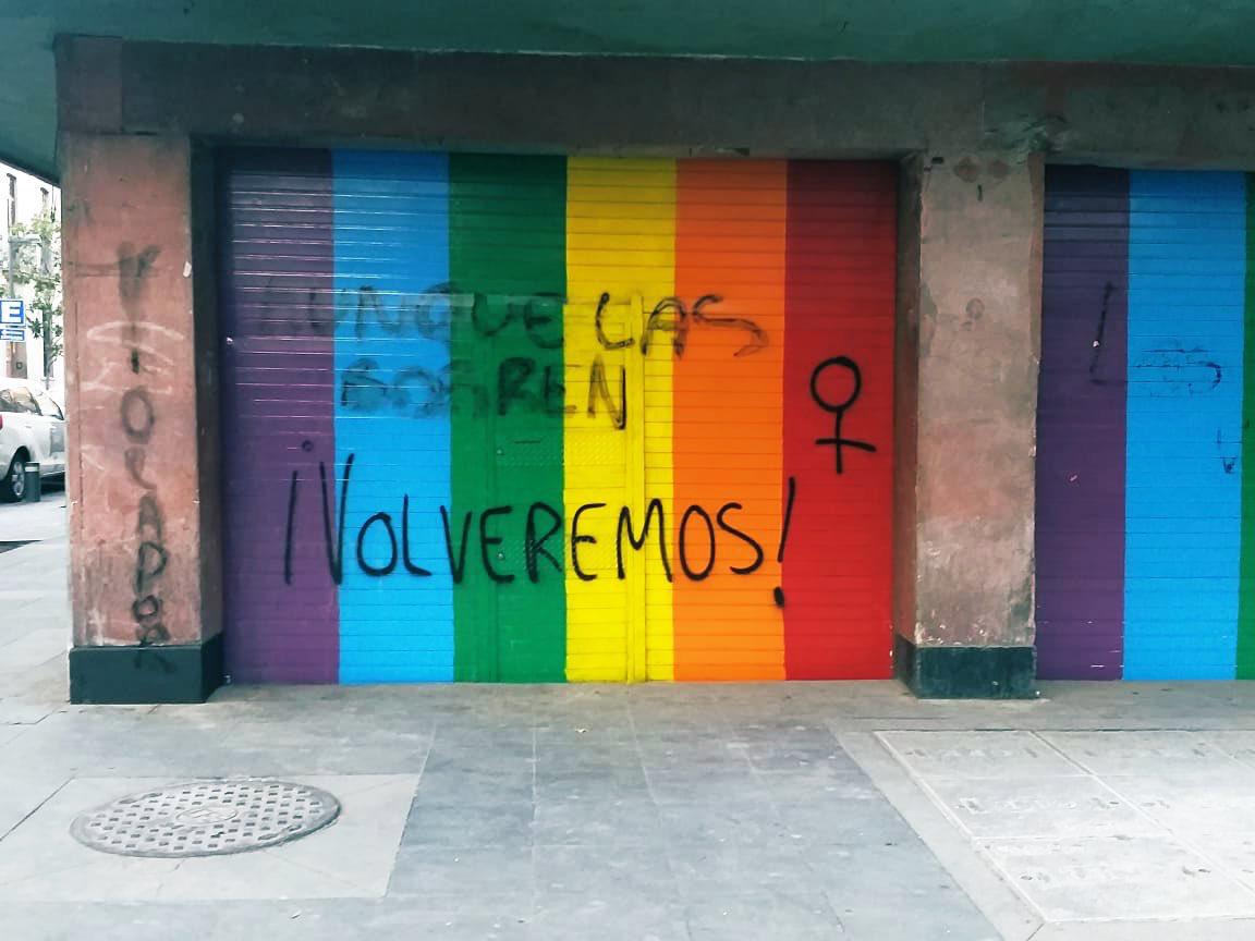 Marra mensaje feministas radicales