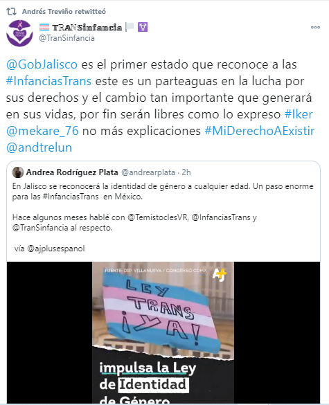 niños trans Jalisco