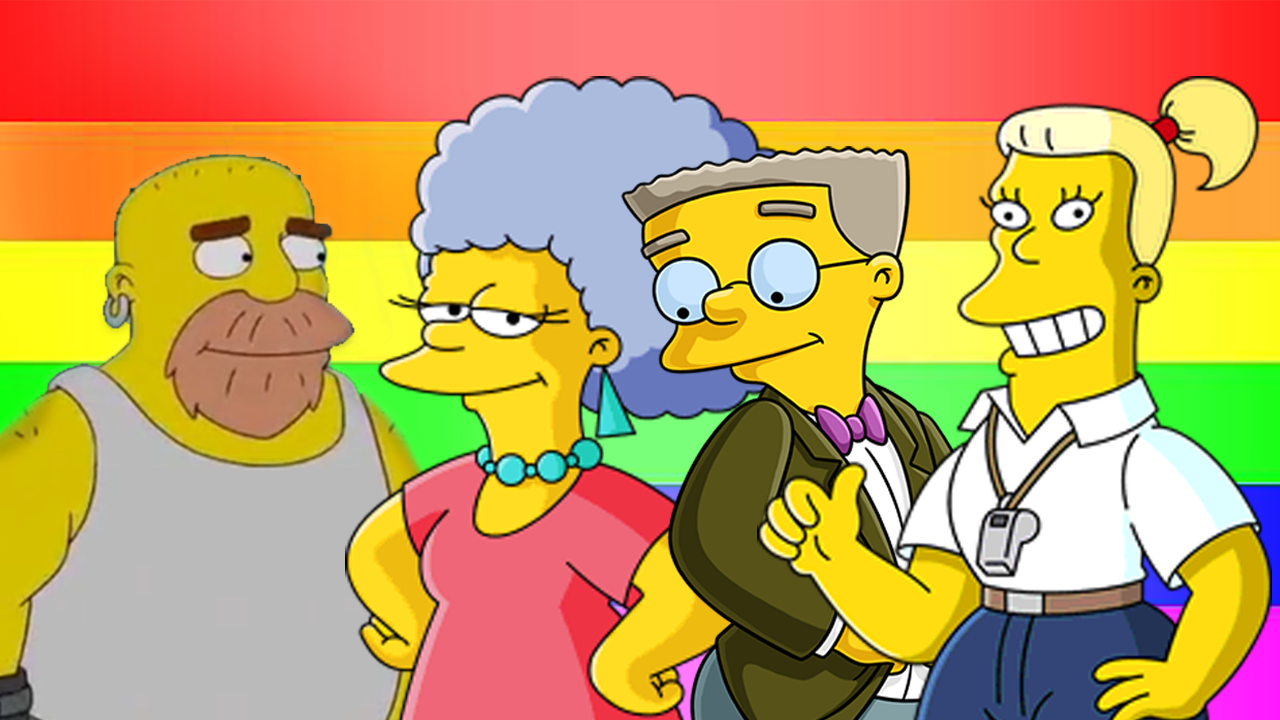 personajes LGBT Los Simpson