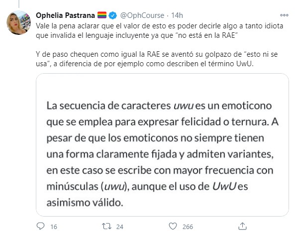 Tuit Ophelia Pastrana