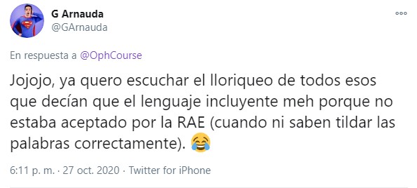 Tuit sobre pronombre elle