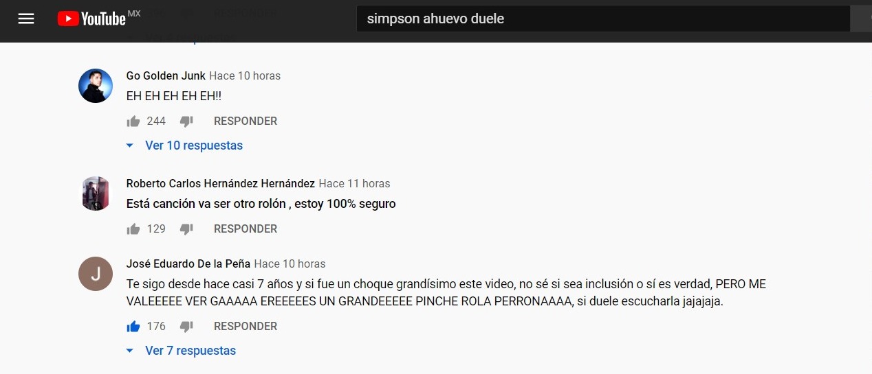 Video Simpson Ahuevo