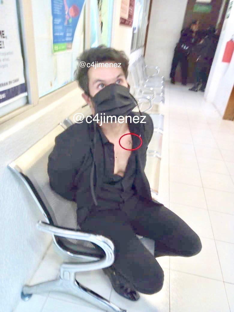 tweet eleazar gomez carlos jimenez golpear