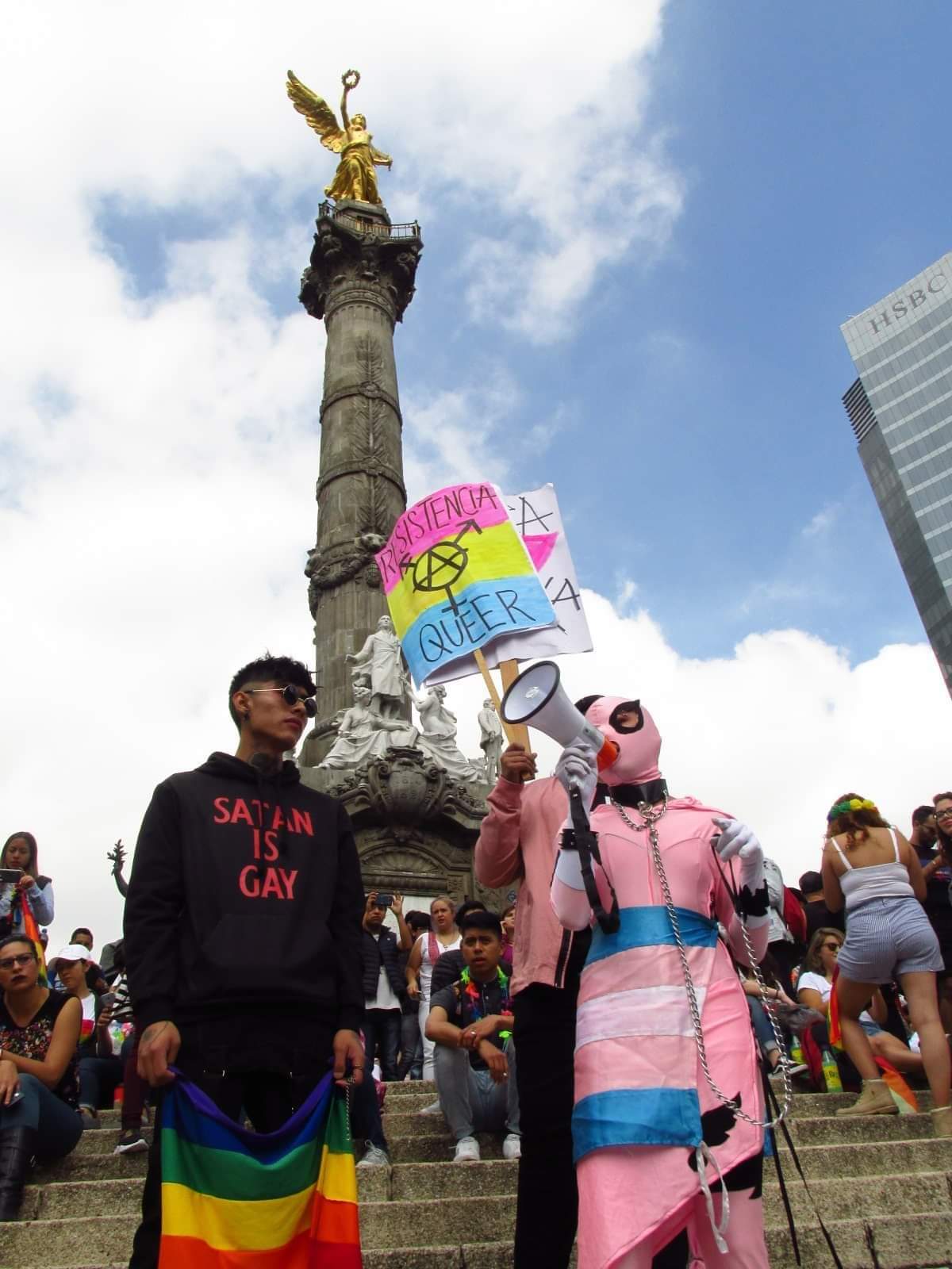 Glitter en marchas feministas