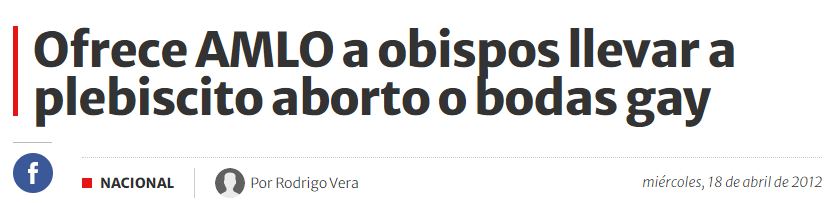 AMLO consulta matrimonio igualitario