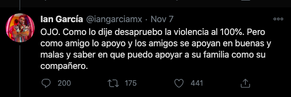 twitter ian garcia critica eleazar gomez