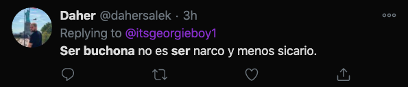 comentario twitter buchona narco cultura violencia
