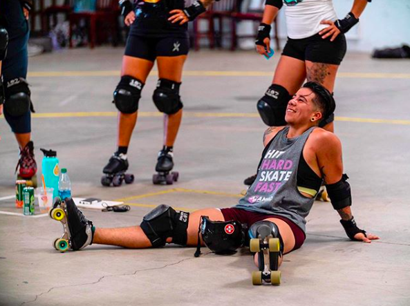 Dannie Darko trans roller derby competencia
