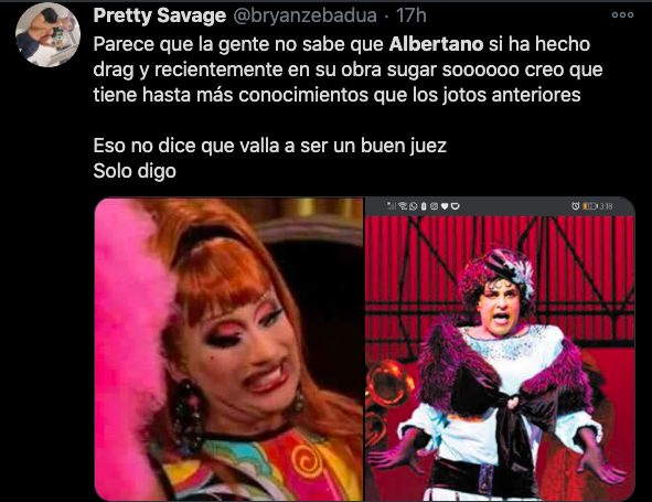 twitter drag draga albertano critico juez