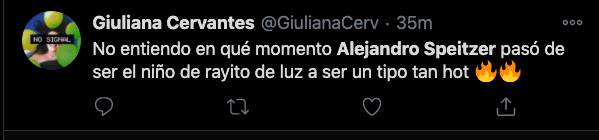COMENTARIO twitter alejandro speitzer guapo atractivo