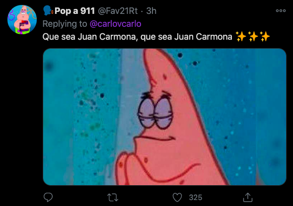 johnny carmona odiado comentarios twitter draga