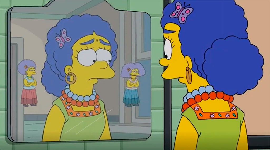 famosos LGBT+ simpsonizados Los Simpson Frida Kahlo